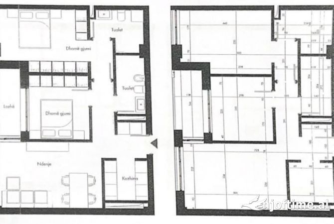 Shtepi ne shitje Apartament ne Tirane, 2+1, Mobilimi Bosh, pa mobiluar, Pagesa 144,000  Euro.