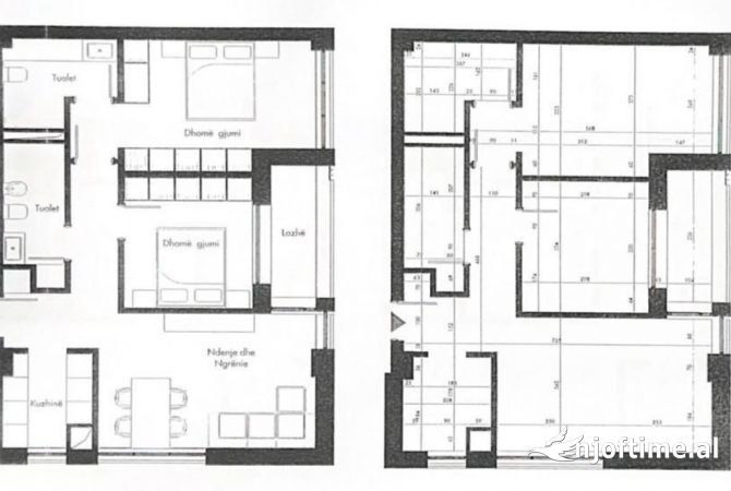 Shtepi ne shitje Apartament ne Tirane, 2+1, Mobilimi Bosh, pa mobiluar, Pagesa 150,500  Euro.
