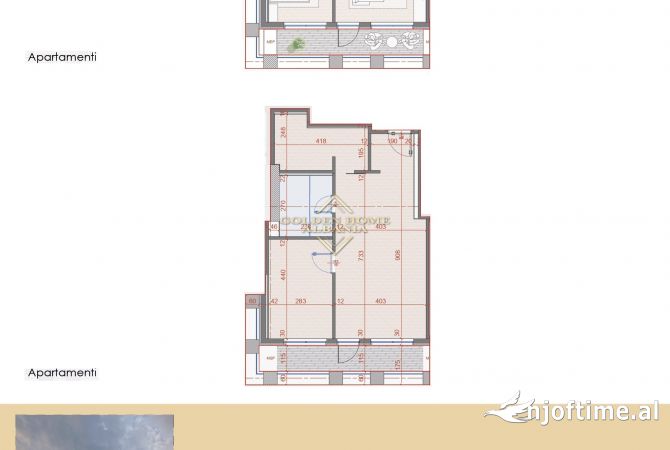 Apartment for sale in Tirana 1+1, Emty