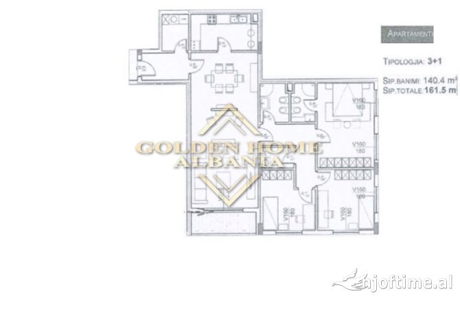 Shtepi ne shitje 3+1 ne Tirane - 323,000 Euro