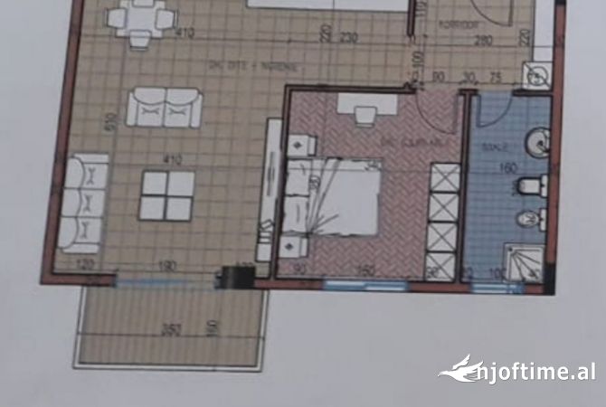 Shtepi ne shitje 1+1 ne Tirane - 85,000 Euro