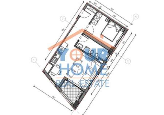 Shtepi ne shitje 1+1 ne Tirane - 90,160 Euro