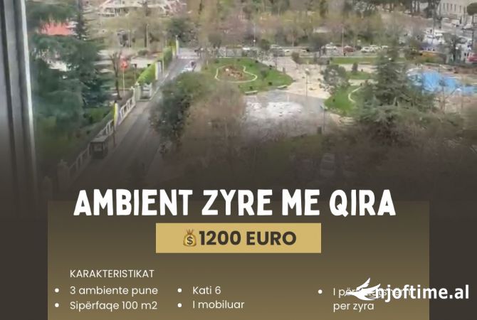 Ambient biznesi me qera 3+1 ne Tirane - 1,200 Euro