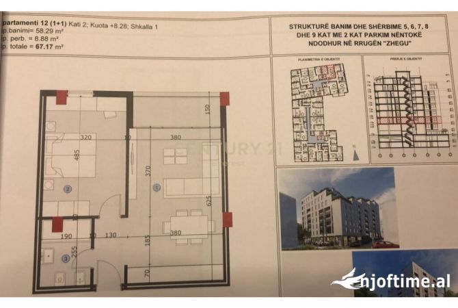 Shtepi ne shitje 1+1 ne Tirane - 1,007,550 Euro