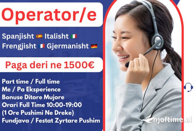 Njoftime Pune Operator telefonik