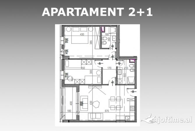 Shtepi ne shitje 2+1 ne Tirane - 186,224 Euro