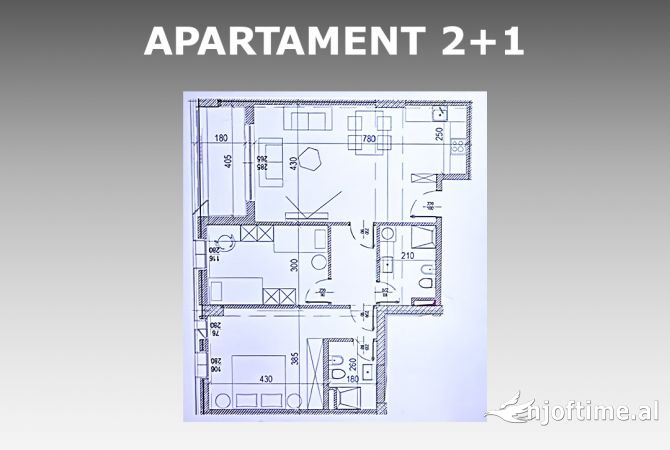 Shtepi ne shitje 2+1 ne Tirane - 186,224 Euro