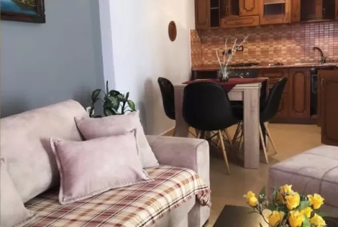 Shtepi me qera Apartament ne Tirane, 1+1, Mobilimi E mobiluar, Pagesa 35,000  Leke.