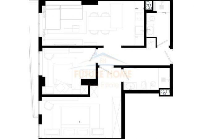Shtepi ne shitje 2+1 ne Tirane - 158,000 Euro
