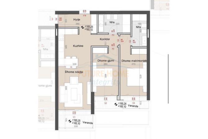 Apartment for sale in Vlora 2+1, Emty