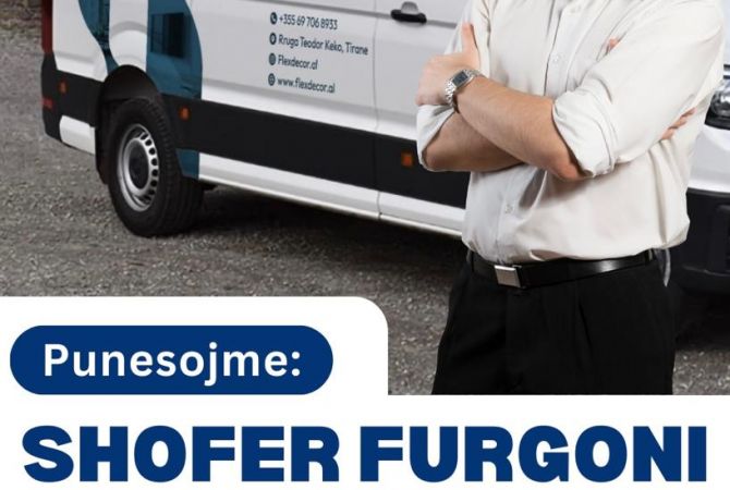 Njoftime Pune Shofer Furgoni