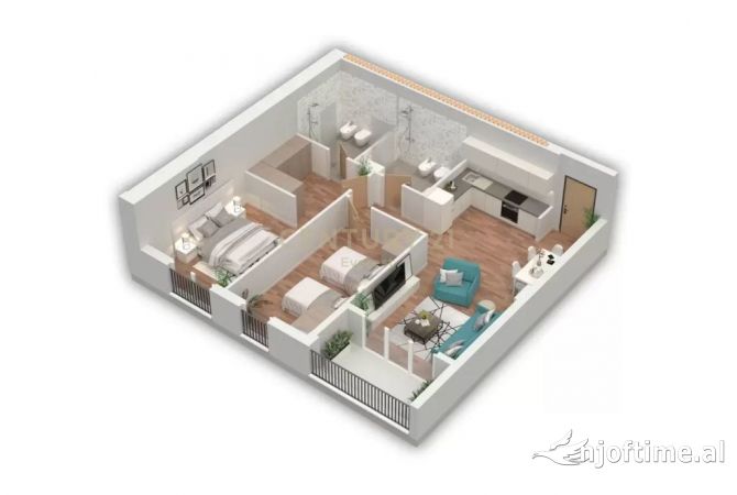 Shtepi ne shitje 1+1 ne Tirane - 150,000 Euro