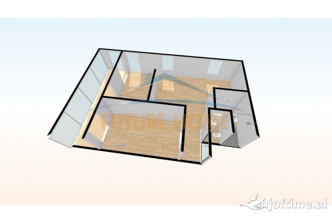 Ambient biznesi me qera 1+1 ne Tirane - 2,200 Euro