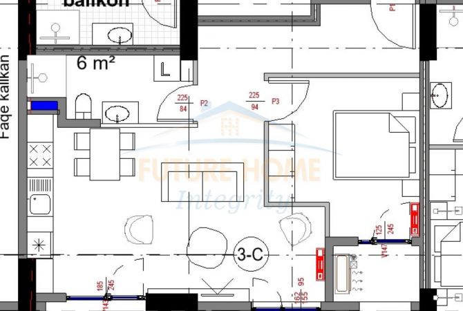 Shtepi ne shitje 1+1 ne Tirane - 115,000 Euro