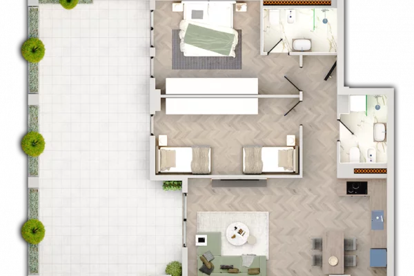 House for Sale 2+1 in Tirana - 109,500 Euro