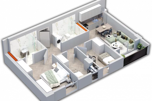 House for Sale 3+1 in Tirana - 99,000 Euro