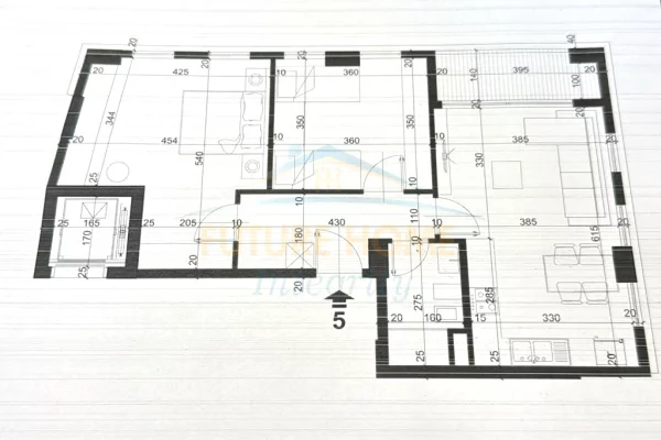 House for Sale 2+1 in Tirana - 203,820 Euro