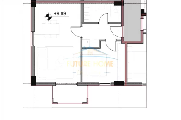 Shtepi ne shitje 1+1 ne Tirane - 1,100,000 Euro