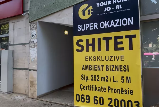 Ambient biznesi ne shitje 1+1 ne Tirane - 440,000 Euro