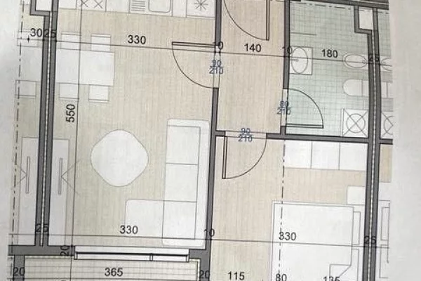 House for Sale 1+1 in Tirana - 93,000 Euro