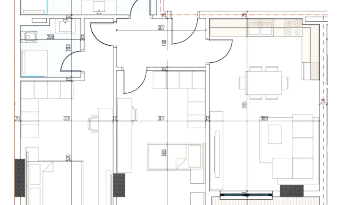 Shtepi ne shitje Apartament ne Tirane, 2+1, Mobilimi Bosh, pa mobiluar, Pagesa 127,200  Euro.