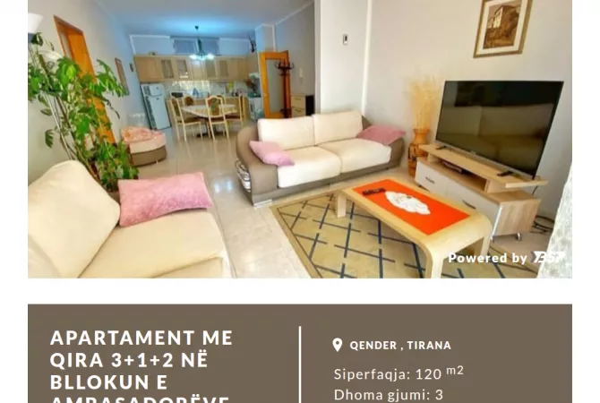 Casa in affitto 3+1 a Tirana - 750 Euro