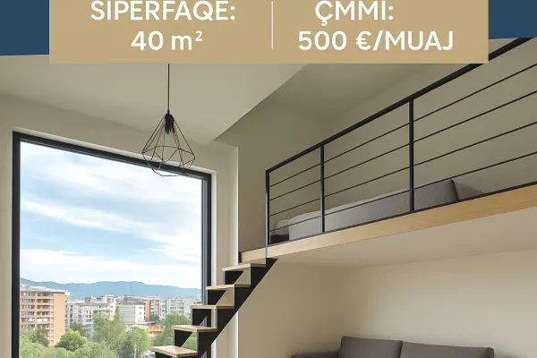 Shtepi me qera 1+1 ne Tirane - 500 Euro