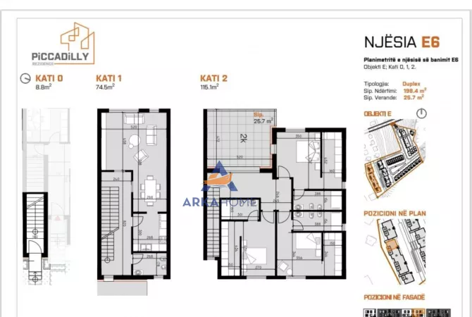 Shtepi ne shitje 3+1 ne Tirane - 507,000 Euro