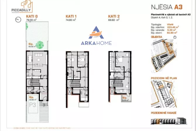 Shtepi ne shitje 3+1 ne Tirane - 560,960 Euro