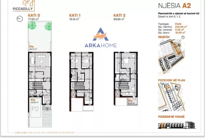 Shtepi ne shitje 3+1 ne Tirane - 558,540 Euro
