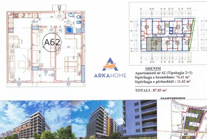 Shtepi ne shitje 2+1 ne Tirane - 100,970 Euro