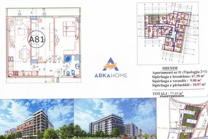 Shtepi ne shitje 2+1 ne Tirane - 88,550 Euro