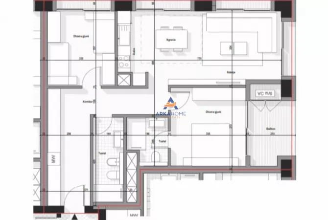 Shtepi ne shitje 2+1 ne Tirane - 200,000 Euro