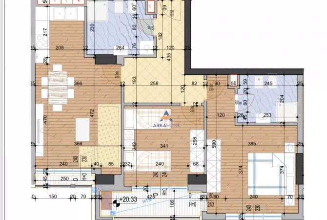 Shtepi ne shitje 2+1 ne Tirane - 178,000 Euro