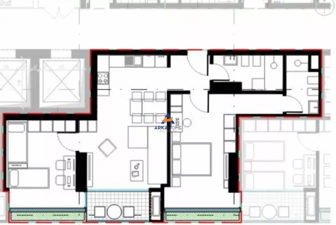 Shtepi ne shitje Apartament ne Tirane, 2+1, Mobilimi E mobiluar, Pagesa 228,000  Euro.