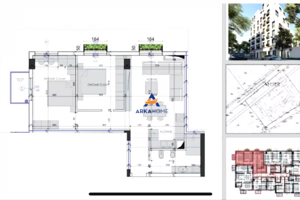 House for Sale 2+1 in Tirana - 168,000 Euro