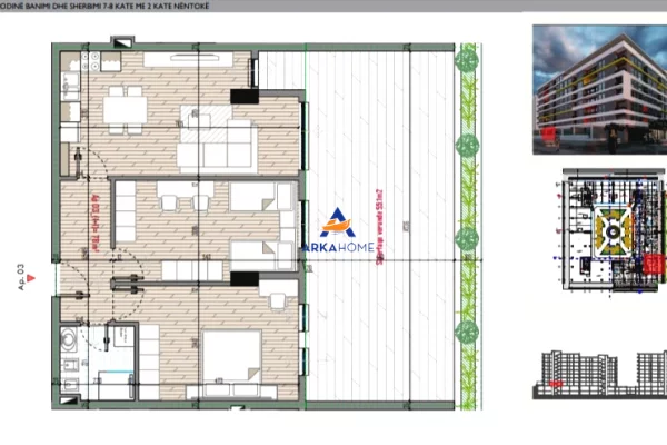 Shtepi ne shitje 2+1 ne Tirane - 135,000 Euro