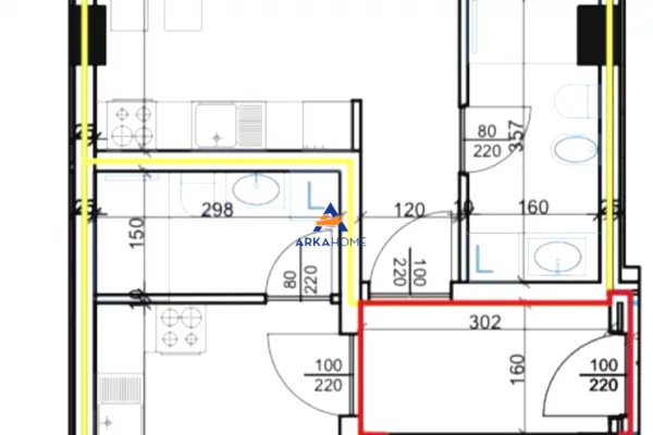 Shtepi ne shitje 1+1 ne Tirane - 190,240 Euro
