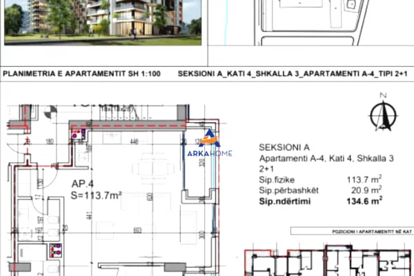 House for Sale 2+1 in Vlora - 390,340 Euro