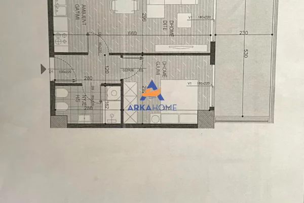 Shtepi ne shitje 1+1 ne Tirane - 105,900 Euro