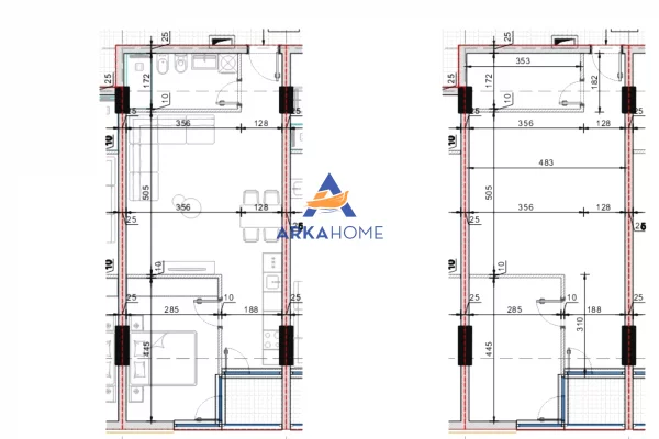 Shtepi ne shitje 1+1 ne Durres - 82,800 Euro