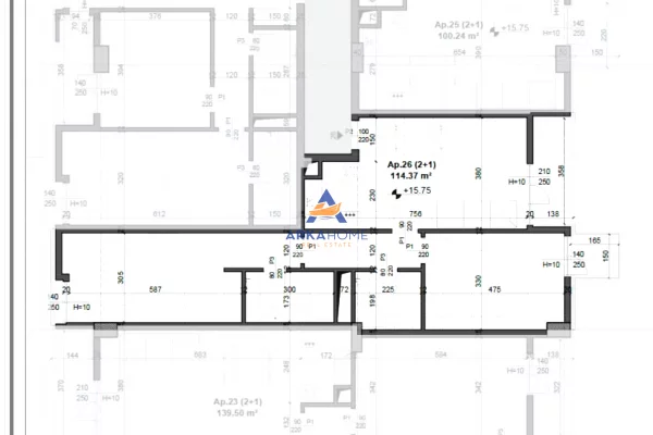 House for Sale 2+1 in Tirana - 173,000 Euro