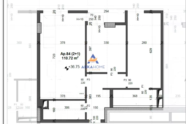 House for Sale 2+1 in Tirana - 172,000 Euro