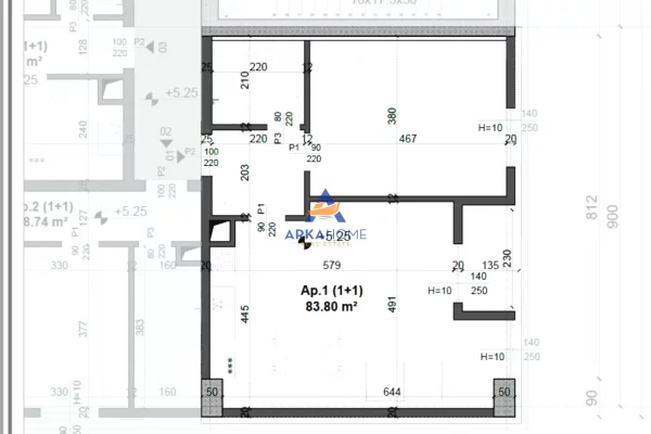 House for Sale 1+1 in Tirana - 130,000 Euro