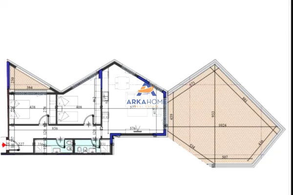 Shtepi ne shitje 2+1 ne Tirane - 265,480 Euro