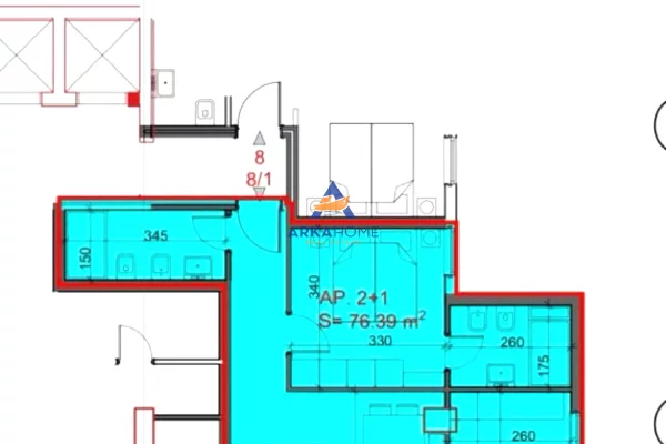 Shtepi ne shitje 2+1 ne Tirane - 138,000 Euro