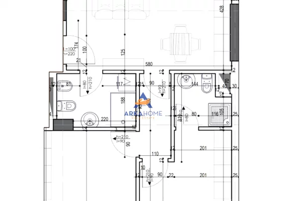Shtepi ne shitje 2+1 ne Tirane - 276,621 Euro