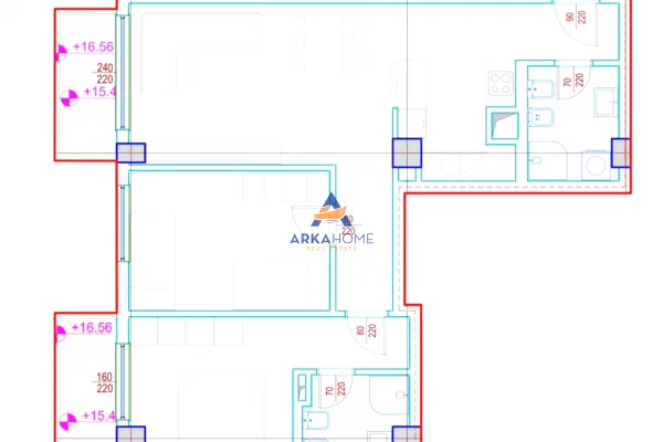 Shtepi me qera 2+1 ne Tirane - 837 Euro