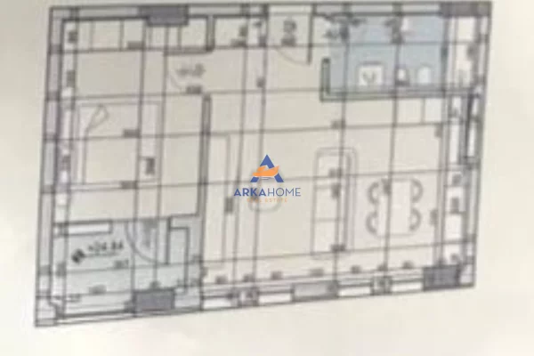 Shtepi ne shitje Apartament ne Tirane, 1+1, Mobilimi Bosh, pa mobiluar, Pagesa 96,000  Euro.
