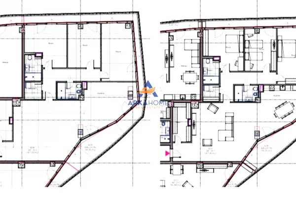 Apartment for sale in Tirana 3+1, Emty